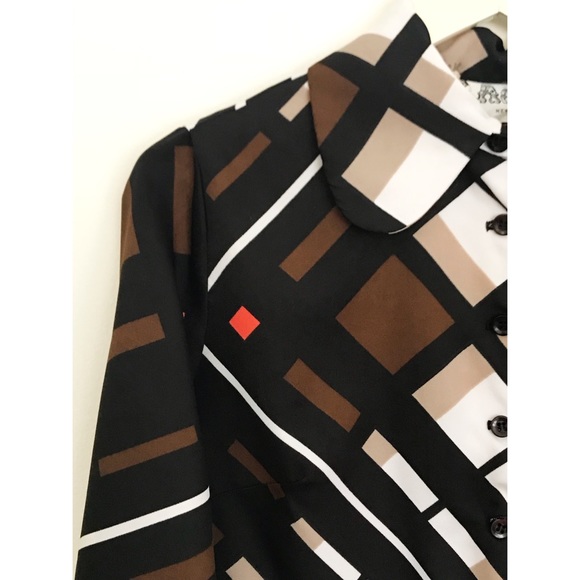 Vintage Dresses & Skirts - Vintage 70’s Geometric Print Shift Dress